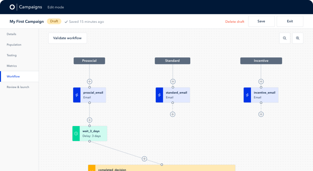 Oscar Health Campaign Workflow